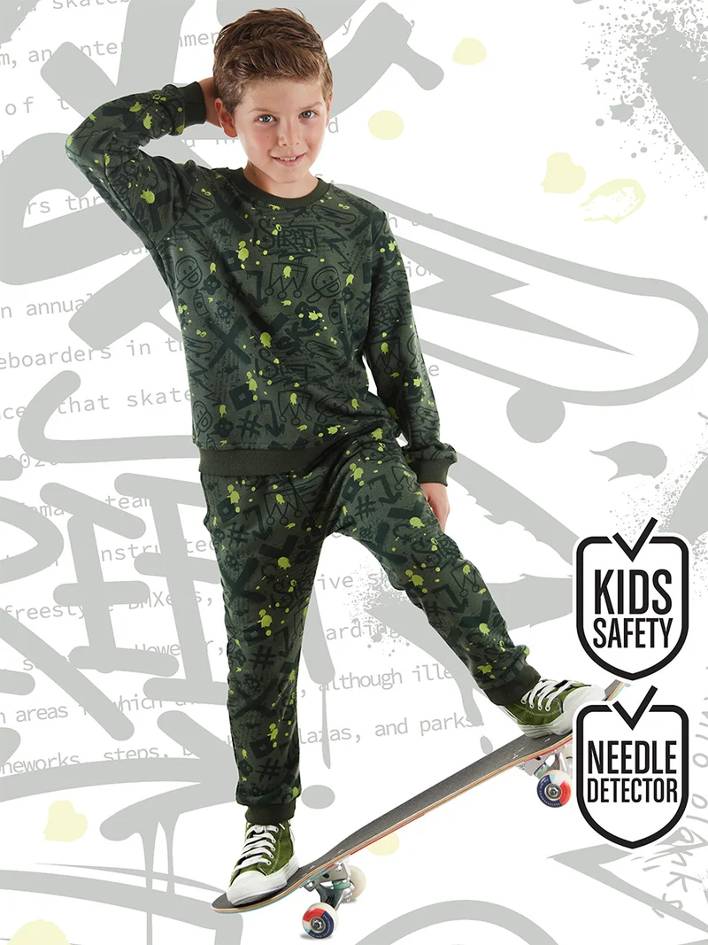 MSHB&G Splash Boy Khaki Tracksuit
